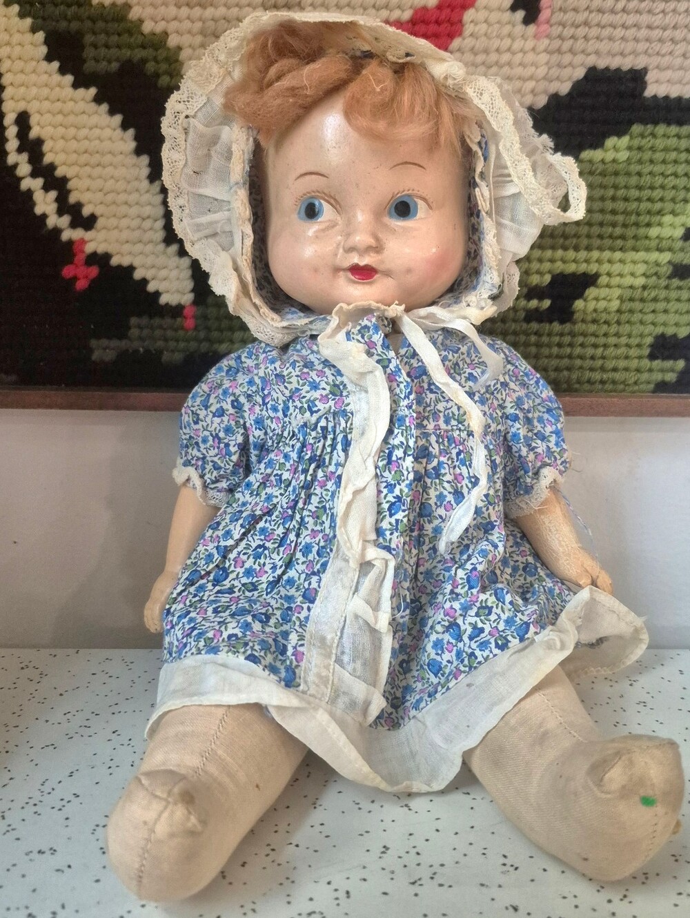 Vintage Two Faced Doll 1920's-40's
